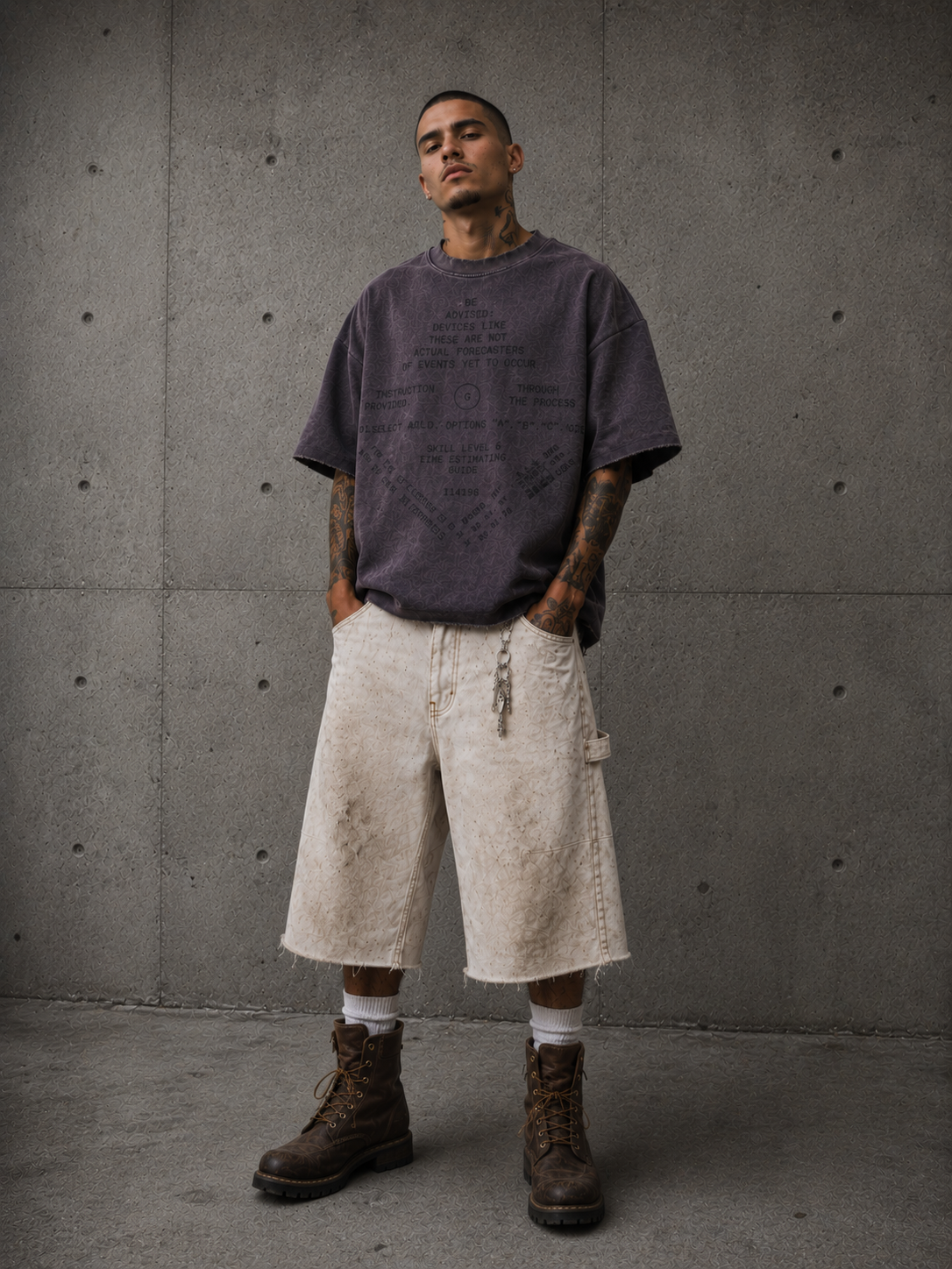 Crop Heavy Fleece T