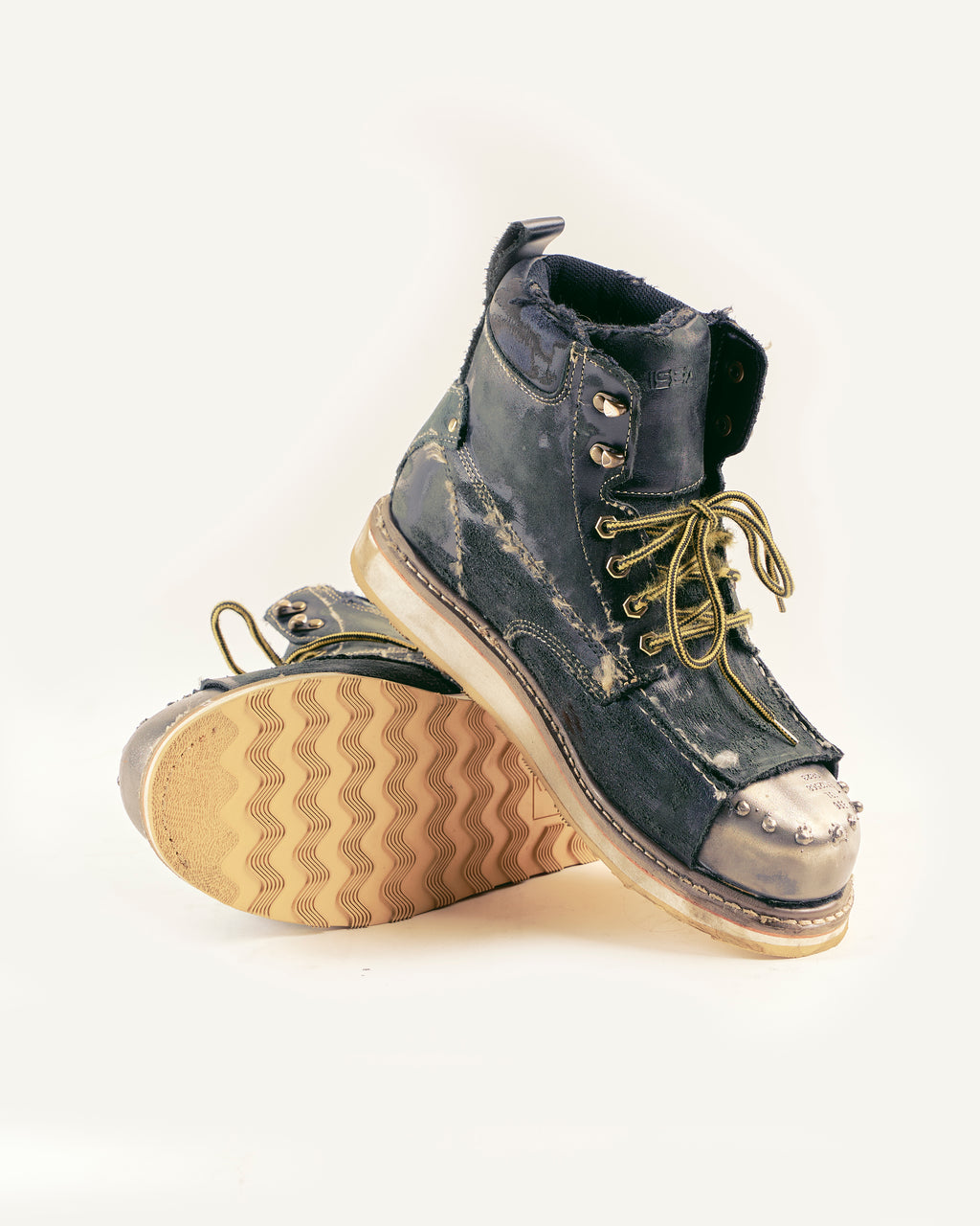 Studded Steal Toe Boot