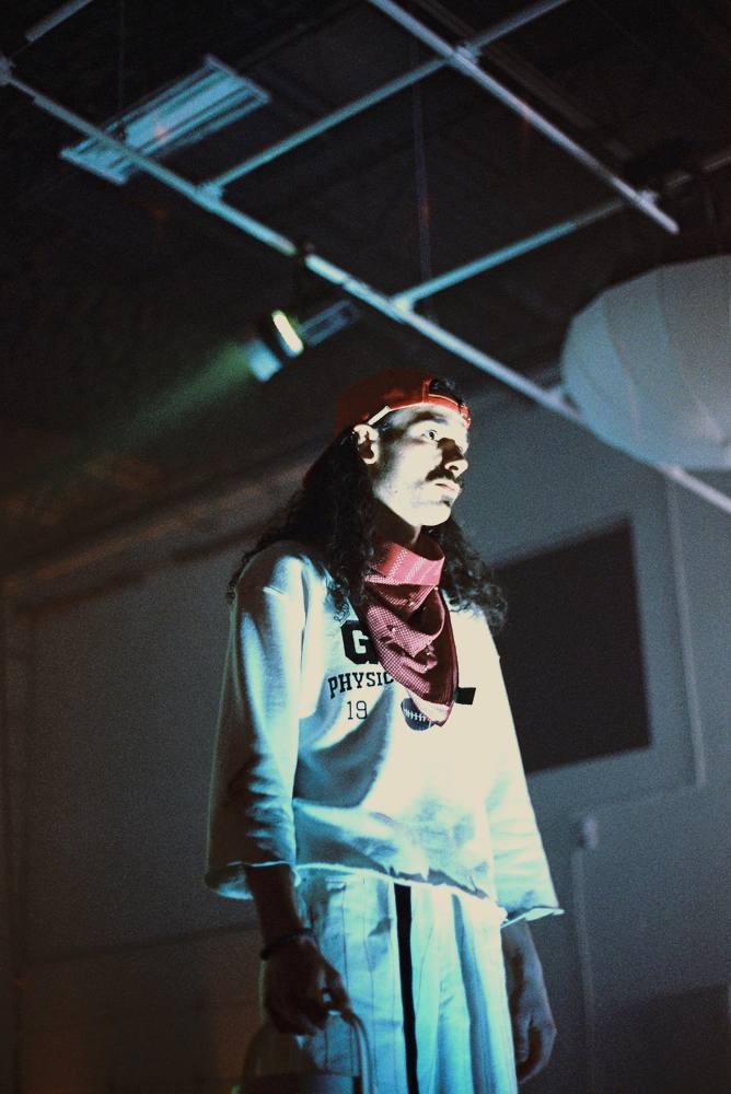 Backstage at Dinner and a Show, shot on 35mm