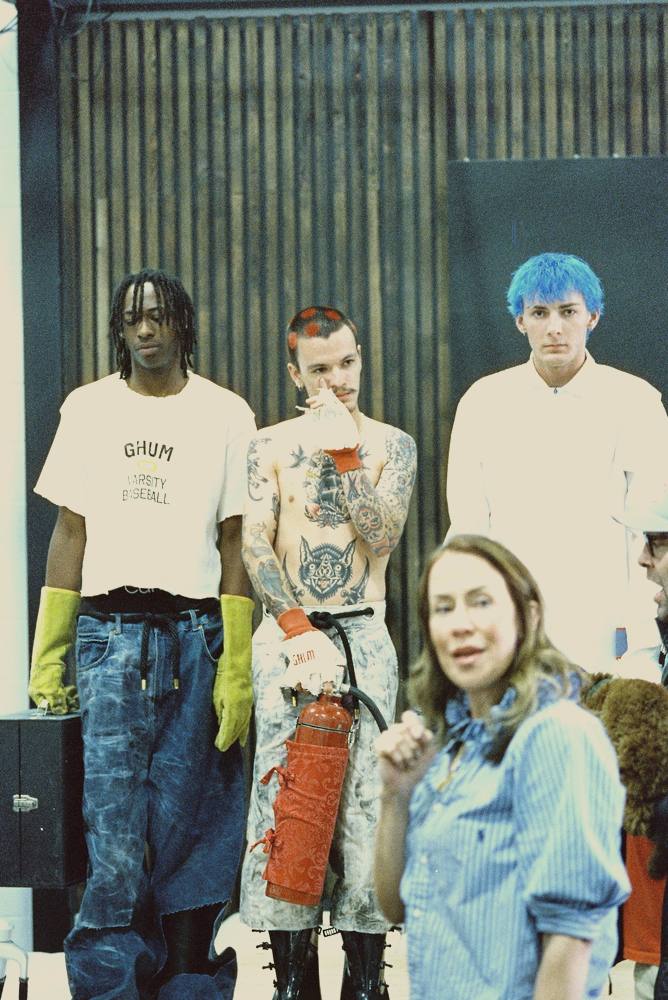 Backstage at Dinner and a Show, shot on 35mm