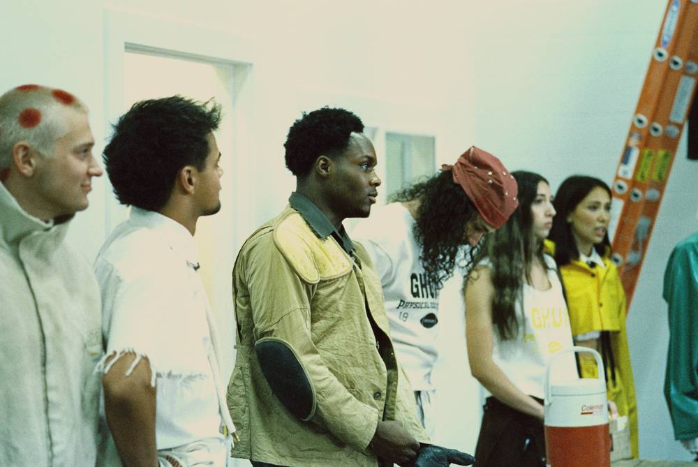 Backstage at Dinner and a Show, shot on 35mm