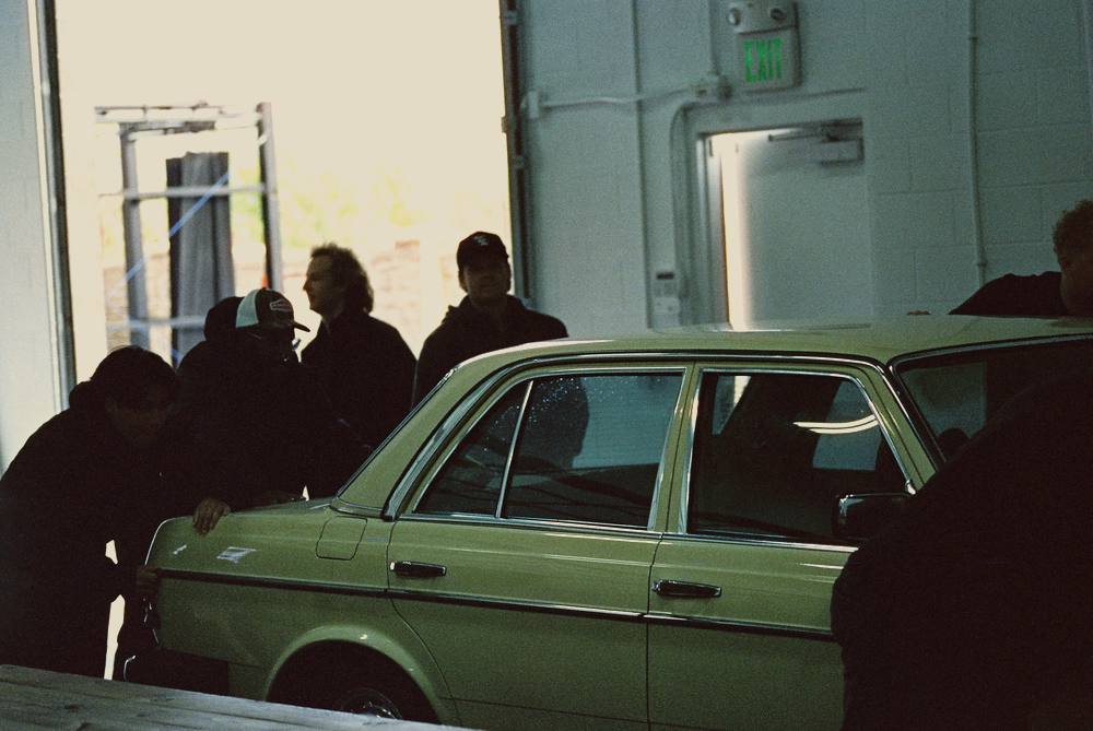 Backstage at Dinner and a Show, shot on 35mm